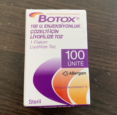 La toxine botulinum d'injection de Botox d'unités d'Allergan 100 ride le retrait