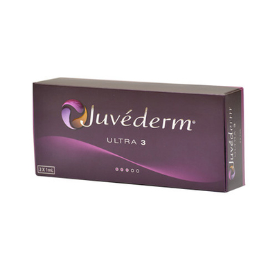 Juvederm remodèlent l'acide hyaluronique cutané 2x1ml d'injection de remplisseur de découpe faciale