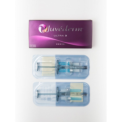 Remplisseur cutané 2ml d'acide hyaluronique de Juvederm Ultra3 d'amélioration de lèvre
