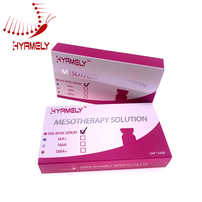 paquet unisexe lié non croisé de sérum de Mesotherapy de l'acide hyaluronique 5ml de 5vials dans une boîte