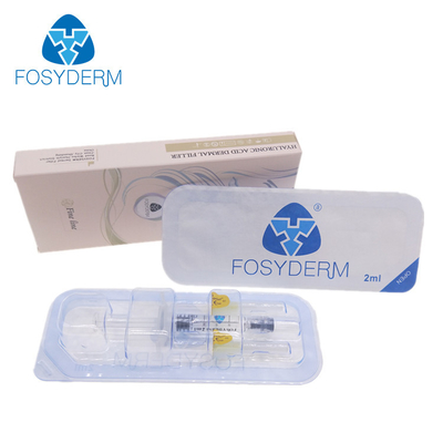 Seringue cutanée d'acide hyaluronique de l'injection 2ml de remplisseur de soin personnel de visage de Fosyderm