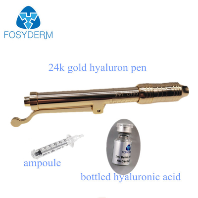 Traitement indolore de stylo de Hyaluron de l'or 24k pour l'anti ride, rajeunissement de peau