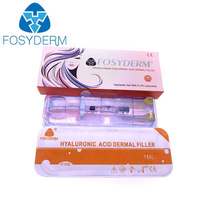 Ligne fine de Fosyderm remplisseur cutané d'acide hyaluronique pour des rides d'oeil