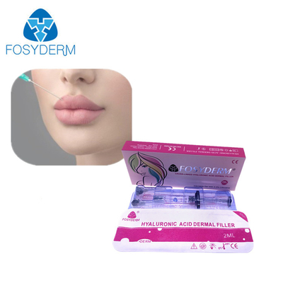Remplisseur cutané acide injectable de Fosyderm Hyaluornic avec des remplisseurs de visage de nez de lèvre du lidociane 2ml