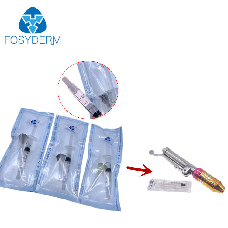 La croix de seringue de Fosyderm 2ml a lié les remplisseurs cutanés d'acide hyaluronique pour l'usage hyaluronique de stylo