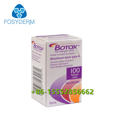 Injection anti-vieillissement de Botox de toxine botulinum de 100 unités d'Allergan