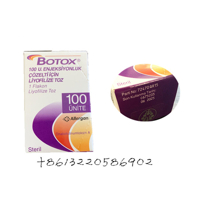 Rides botulinum de front d'unités de la toxine 100 d'injection d'Allergan Botox