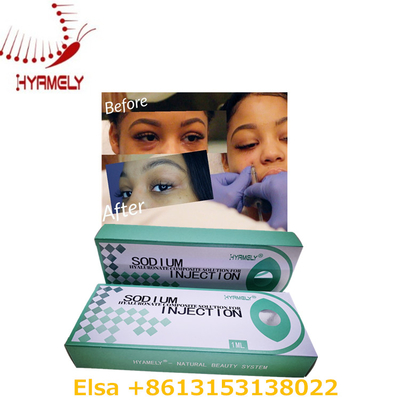 1 ml de gel d'hyaluronate de sodium anti-cernes remplisseur cutané pour les yeux