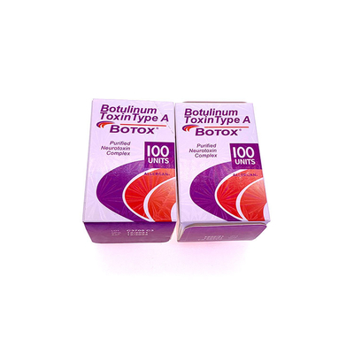Injection blanche d'Allergan 100iu  pour la toxine botulinum faciale