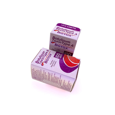 Injection blanche d'Allergan 100iu  pour la toxine botulinum faciale
