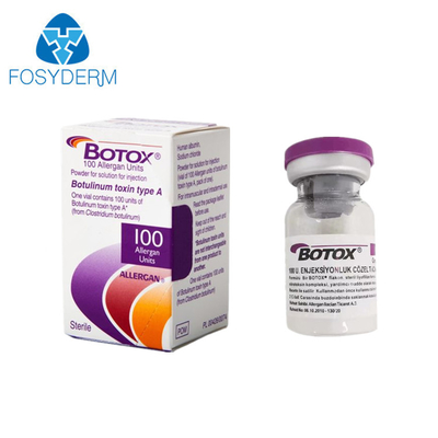 La poudre blanche de Botulax  100iu pour l'injection la toxine que botulinum enlèvent ride