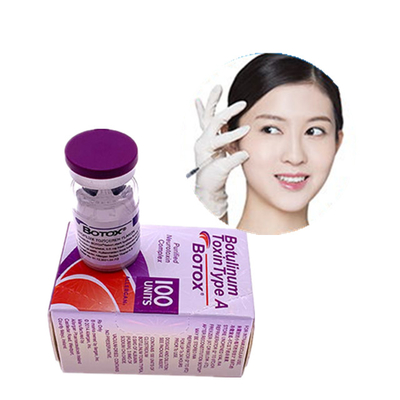 Les injections botulinum de toxine d'Allergan de retrait de ride dactylographient un 100iu