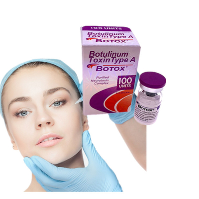 Les injections botulinum de toxine d'Allergan de retrait de ride dactylographient un 100iu