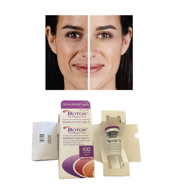 Type d'unité d'Allergan  100 une toxine botulinum d'anti de ride utilisation anti-vieillissement de visage