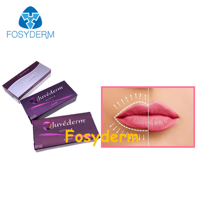 Les lèvres améliorent le remplissage cutané 2*1ml Juvederm Injection d'acide hyaluronique