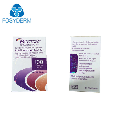 La toxine botulinique est une poudre de  pour les rides.