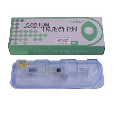 Remplisseur d'acide hyaluronique hyamely Hyaluronate de sodium éliminer les cernes 1 ml Remplisseur fin