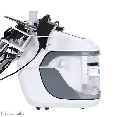 8 Poignées de compteur d'oxygène Machine de dermabrasion dans l'eau Nettoyage en profondeur de la peau Hydratation et hydratation