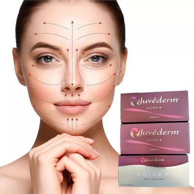 Juvederm Hyaluronic Acid Dermal Filler 2 ml Remplisseur de visage pour améliorer les lèvres