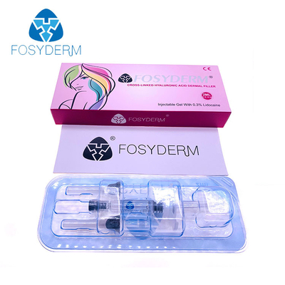 Fosyderm 2 ml Gel d'acide hyaluronique injections de remplissage cutané pour soins de la peau du visage et du nez