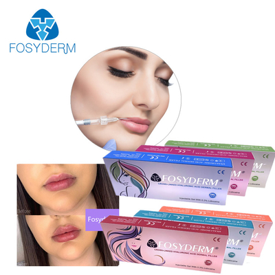 2 ml de remplissage cutané à l' acide hyaluronique pour lisser les rides sur le visage, le menton, les joues et le corps