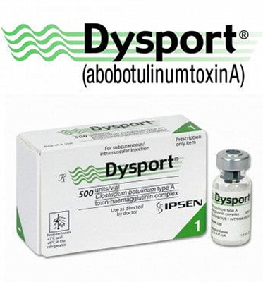 Dysport 500iu Produits de beauté chauds Anti-rides Toxine botulique Injection de