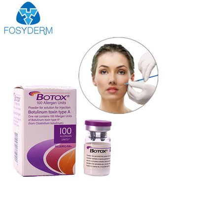 100 unités de toxine anti-rides botulinique allergène injectable  pour le traitement anti-âge