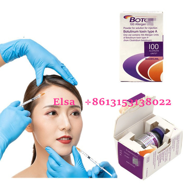 Longue durée 100 Unités Allergène Toxine Botulinique Pure Pour 3-6 mois Durée Et Douleur légère