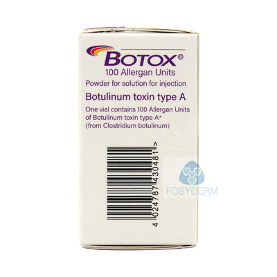 Longue durée 100 Unités Allergène Toxine Botulinique Pure Pour 3-6 mois Durée Et Douleur légère