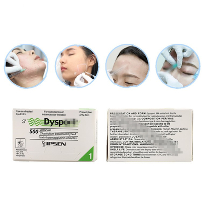Dysport 500 Dysport 500iu Injection de toxine botulique pour éliminer les rides