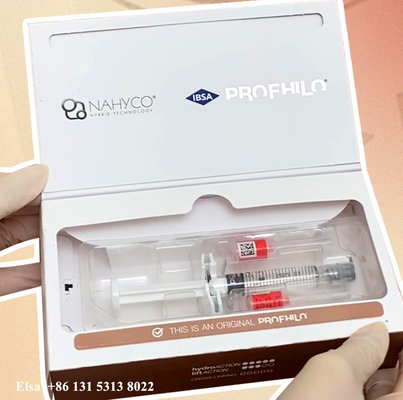 Profhilo 2 ml de renforcement de la peau 64 mg de remplissage cutané à l' acide hyaluronique pour le rechargement du cou et du visage