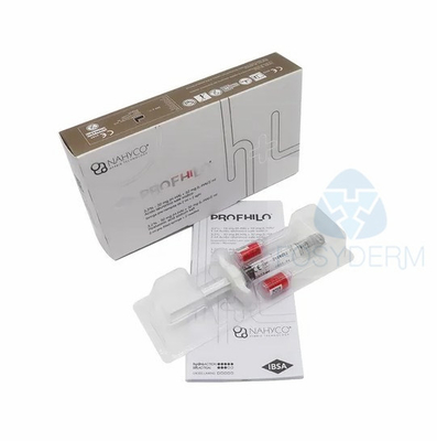 Seringue de 2 ml d'injection d'acide hyaluronique Profhilo, produit de comblement dermique