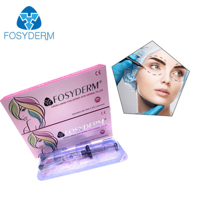 Produit de comblement dermique à l'acide hyaluronique 24mg/ml pour le visage, les lèvres, les joues et le menton