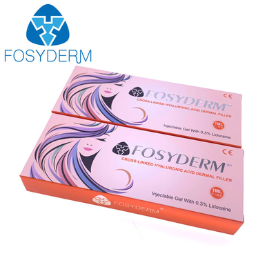 Injection de 1 ml d'agent de comblement dermique HA pour les rides du front Fosyderm