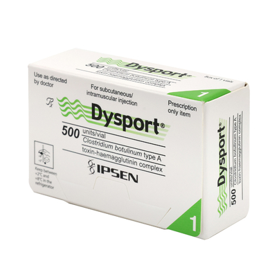 Toxine botulique Dysport Dysport 500u Poudre blanche Dysport btx Botox