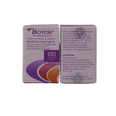Allergan  100iu Injection de toxine botulique  Acide hyaluronique