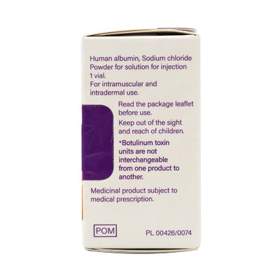 Allergan de haute qualité 100 unités poudre de toxine botulique