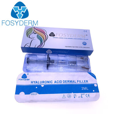 Fosyderm Filler Filler cutané croisé Acide hyaluronique 2 ml injection en profondeur