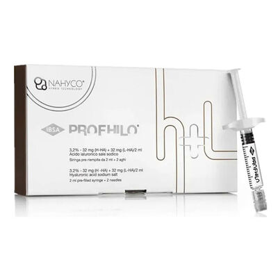 Le remplisseur cutané de remplisseur d'acide hyaluronique de Profhilo H+L éliminent des rides de cou