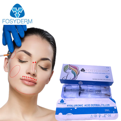 Acide Hyaluronique HA Dermal Filler réticulé plus profond pour le remplissage des joues, du nez et du menton