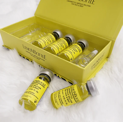Injections pour dissoudre les graisses 5 flacons x 10 ml Lemon Bottle pour la perte de poids et l'amincissement du corps