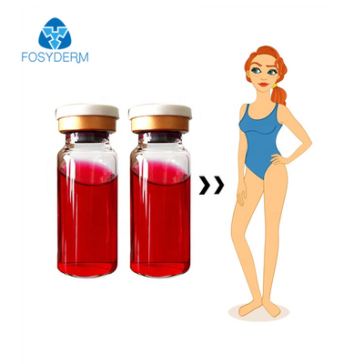 La solution lipolytique rouge 10ml Mesotherapy de sérum injectable de Fosyderm pour la graisse se dissolvent