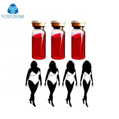 La solution lipolytique rouge 10ml Mesotherapy de sérum injectable de Fosyderm pour la graisse se dissolvent