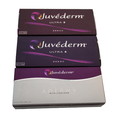 Injections cutanées d'acide hyaluronique de remplisseur de Juvederm 2ml de lèvre