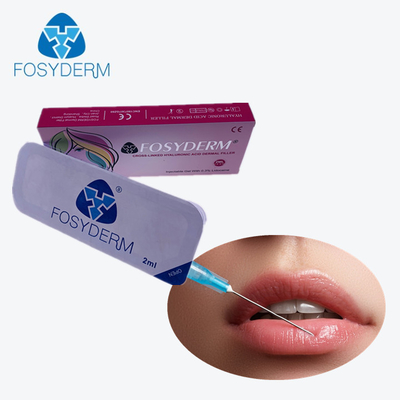 Remplisseur cutané d'acide hyaluronique de 2 ml Fosyderm Derm pour des lèvres et des rides moyennes