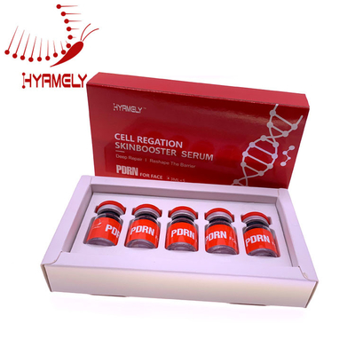 Traitements de peau de sérum de HYAMELY PDRN pour favoriser la régénération de collagène avec 5 fioles