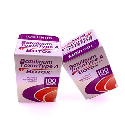 100 unités internationales de type botulinum de toxine une anti injection de  de rides d'Allergan
