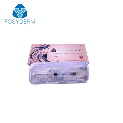 Le gel cutané d'ha de remplisseur d'acide hyaluronique de Fosyderm pour des lèvres flairent