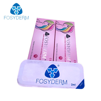 Remplisseur de lèvres de Fosyderm 2Ml éliminant l'acide hyaluronique moyen de rides