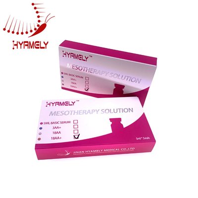 Injectez la solution liée non croisée de Mesotherapy d'acide hyaluronique de Hyamely